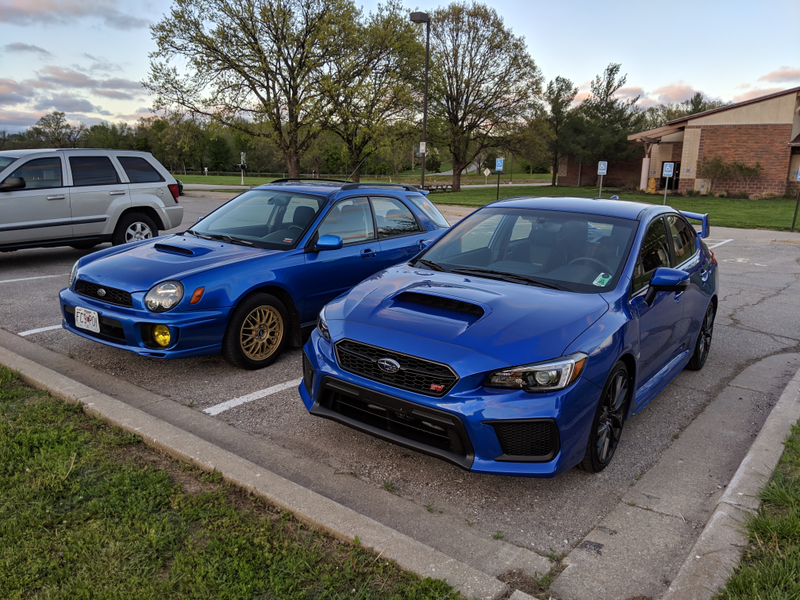 Bonus photo-op with a friend’s ‘02 WRX Wagon. It’s got over 200k miles, but is easily one of the best-kept bugeyes that I’ve ever encountered.
